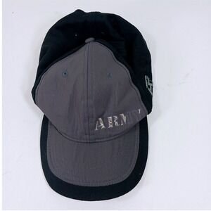 Army Performance Mens Grey Black Adjustable Mesh Back Running Hat OSFM